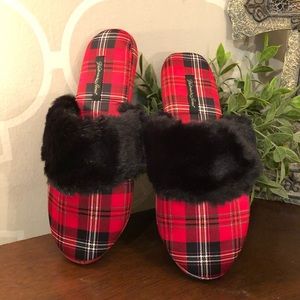 Victoria’s Secret Plaid Slippers